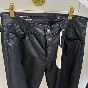 AG Jeans Waxed Black NWT HIGH RISE